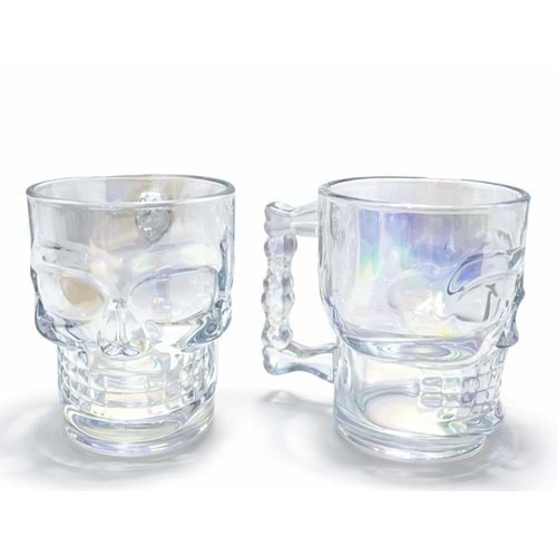 2'Li Cam Kurukafa Kupa Bardak Seti Alk5113