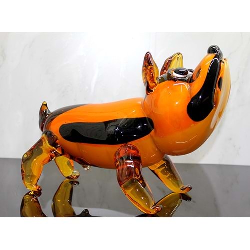 Murano Cam Pitbull Figürü Alk5199
