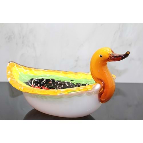 Murano Cam Ördek Kase Alk5244