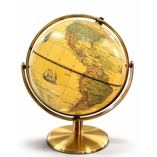 Dekoratif Masa Üstü Dünya Küre Alk5256