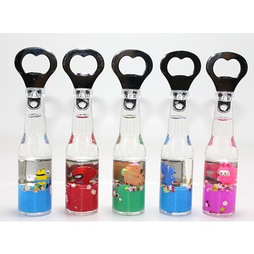 Batmayan Şişe Açacağı Magnet Spiderman, Labubu,Kapibara, Stitch, Minion Alk5279