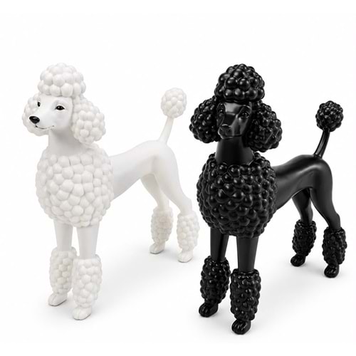 Dekoratif Kaniş Köpek Biblosu Polyester Masa Üstü Obje Alk5305