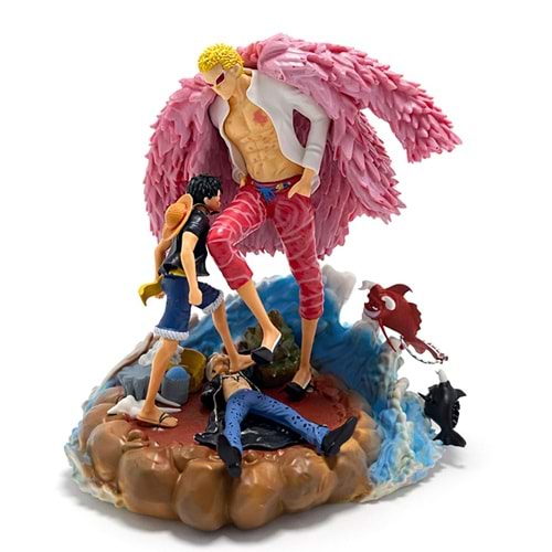 Anime One Piece Luffy & Donquixote Figürü Alk5317