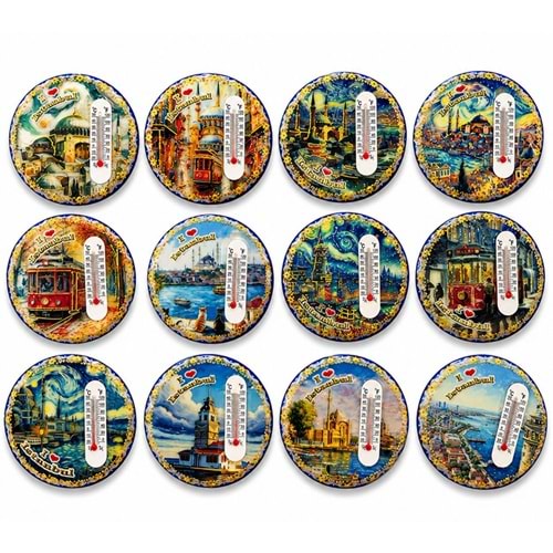 İstanbul Temalı Buzdolapı Süsü Magnet Alk5405