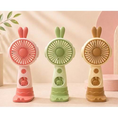 Mini Şarjlı El Fanı 3 Kademeli Alk5647