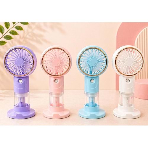 Mini Şarjlı El Fanı 3 Kademeli Alk5652