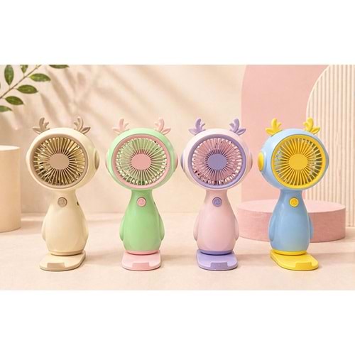 Mini Şarjlı El Fanı Alk5659