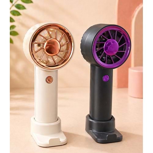 Mini Şarjlı El Fanı 3 Kademeli Alk5662