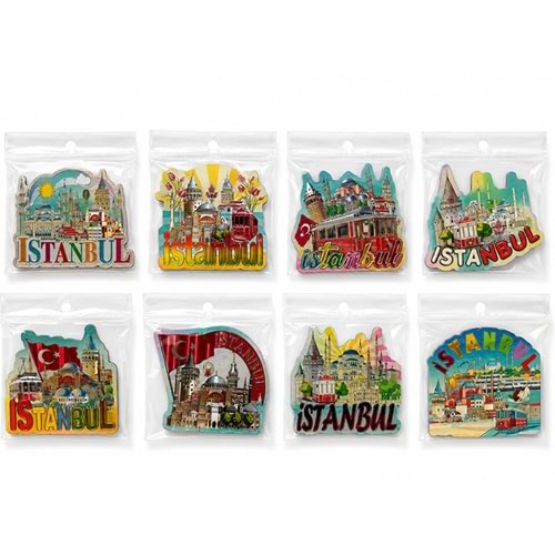 İstanbul Temalı Silikon Buzdolapı Süsü Magnet Alk5826