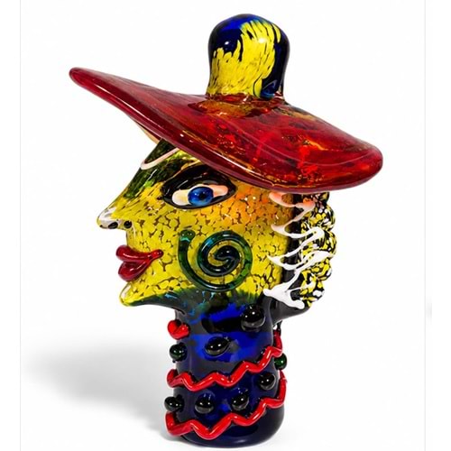 El Yapımı Murano Cam Sanat Objesi Alk5922