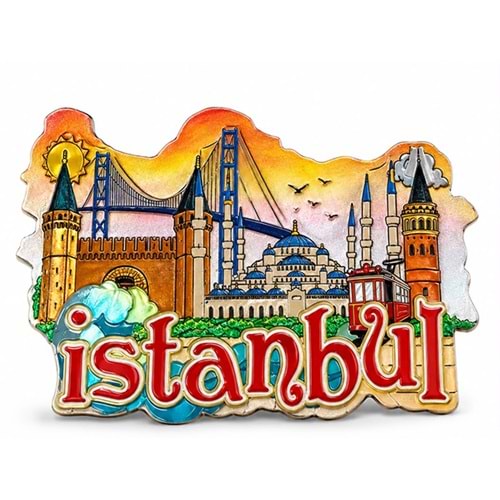 İstanbul Temalı Silikon Buzdolapı Süsü Magnet Alk5941