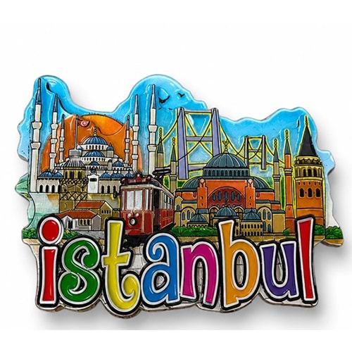 İstanbul Temalı Silikon Buzdolapı Süsü Magnet Alk5944