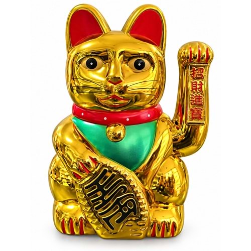 Güneş Enerjili Sallanan Şans Kedisi - Maneki Neko Alk6163