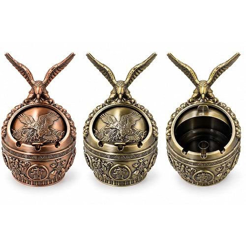 Metal Kartal Tasarımı Küllük Alk6403