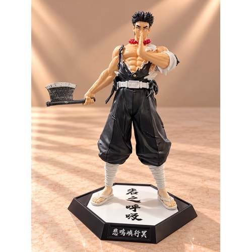 Demon Slayer Gyomei Himejima Taş Hashirası Anime Figürü 32 Cm Alk6591