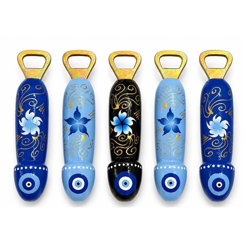 Ahşap Penis Tasarımlı Şişe Açacağı 5'li Set No:1011