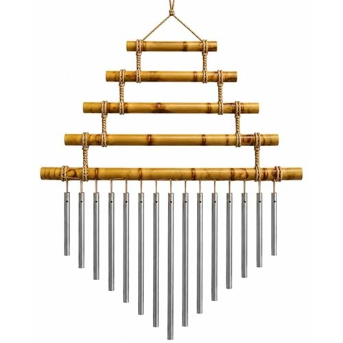 Bambu Metal Çubuklu Rüzgar Çanı No:1022