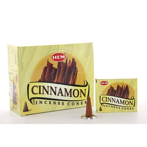 Cinnamon Aromalı Konik Tütsü