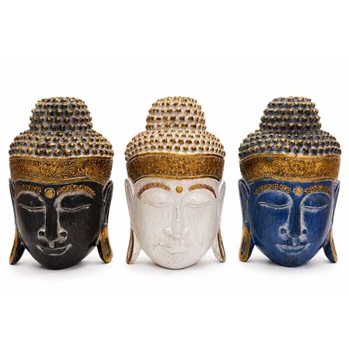 Ahşap Dekoratif Buda Büstü 40 Cm No:1068