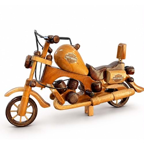Dekoratif Ahşap Harley Motor No:1139