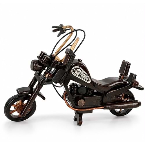 Dekoratif Ahşap Harley Motor Küçük Boy No:1140