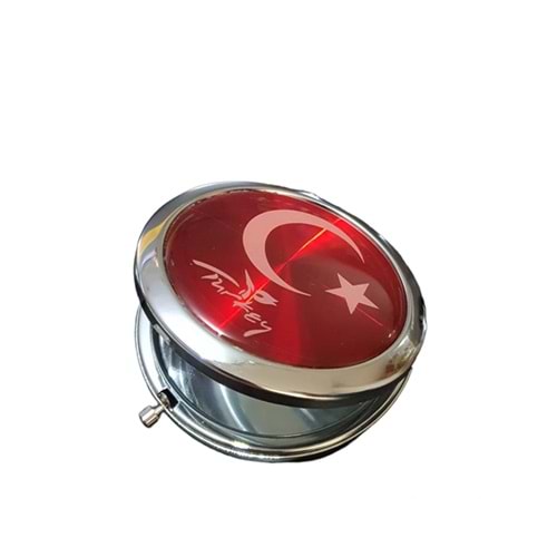 Türk Bayraklı El Aynası ST00162