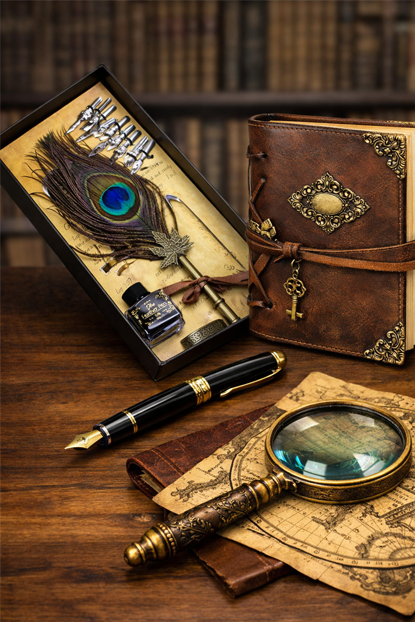 Divit hokka, kalem, defter ve büyüteç modelleri, mağazalar ve toptancılar için özel olarak sunulmaktadır. Keskin Hediyelik olarak ürünleri toptan alım avantajı ile sunuyor ve vitrinleriniz için dikkat çeken koleksiyonlar oluşturmanıza yardımcı oluyoruz.