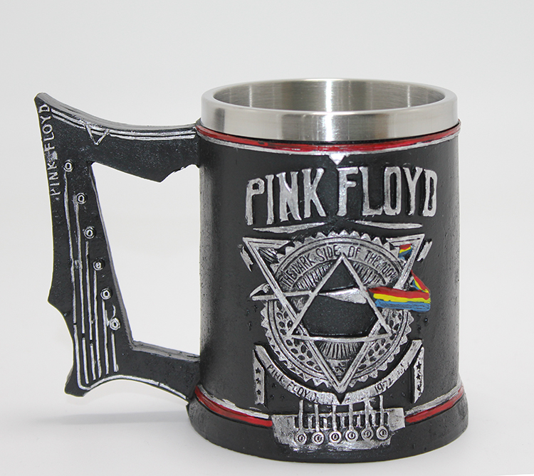Pink Floyd Dark Side Of The Moon 3D Kabartmalı Çelik Kupa Bardak Alk1088