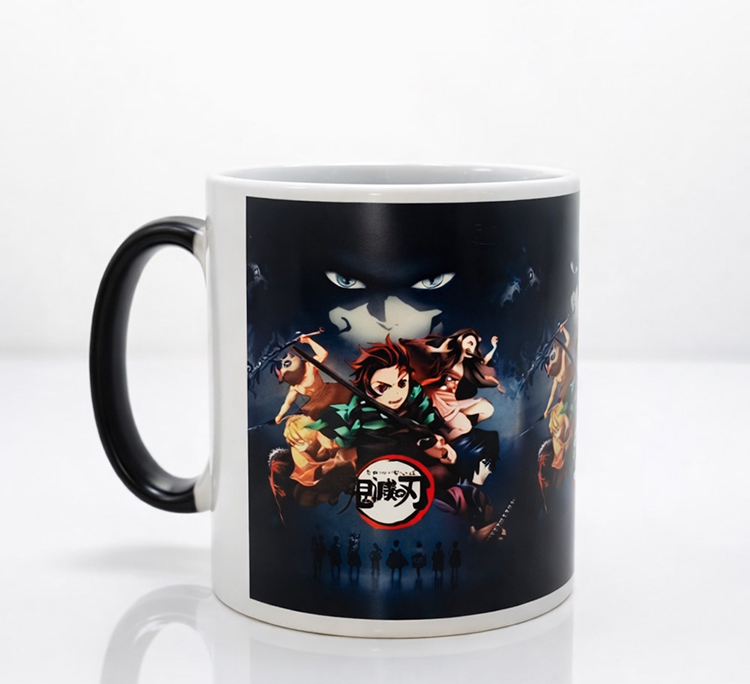 Porselen Renk Değiştiren Demon Slayer Kupa Bardak AAlk383