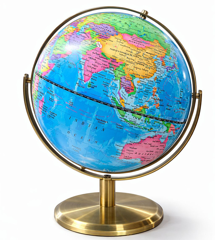 Dekoratif Masa Üstü Dünya Küre Alk5259