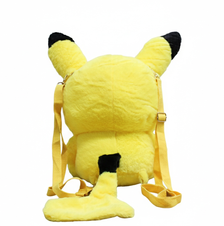 Sevimli Peluş Pikachu Sırt Çantası Alk3004
