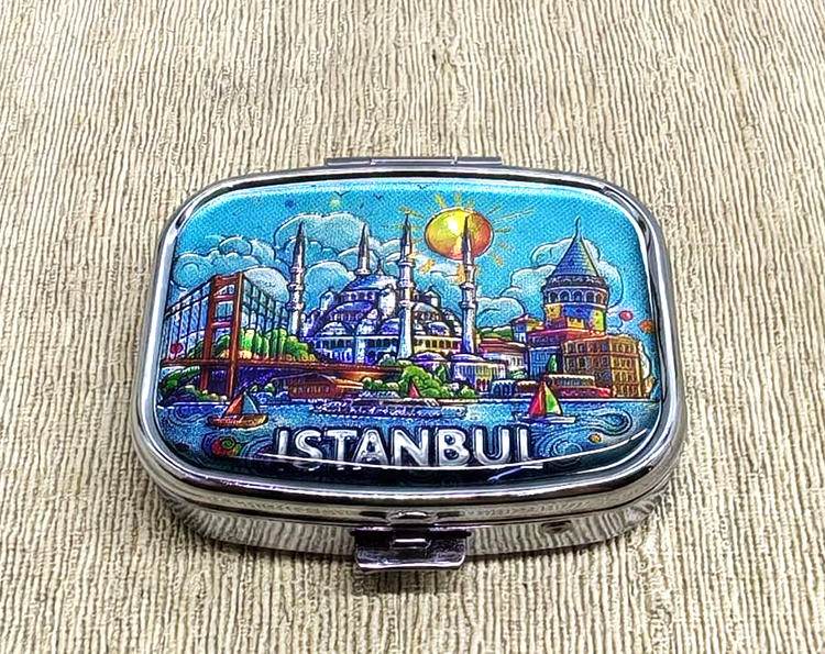 İstanbul Temalı İlaç Kutusu Alk4367