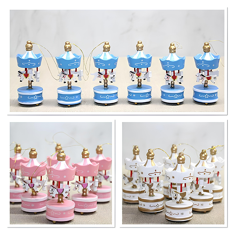 Ahşap 6'Lı Dekoratif Atlı Karınca Alk4393