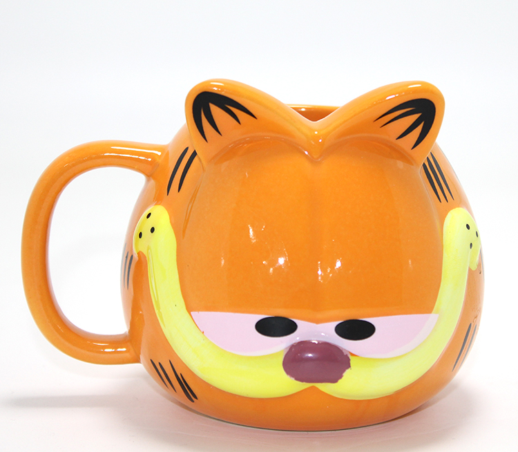 3D Garfield Tasarımı Porselen Kupa Bardak Alk4511