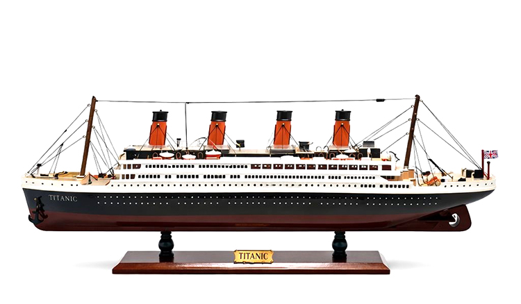 Özel Tasarım Ahşap Işıklı Titanik Gemi Alk4614