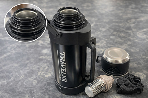 2000 Ml Çift Katmanlı Vakumlu Paslanmaz Çelik Termos Alk4641