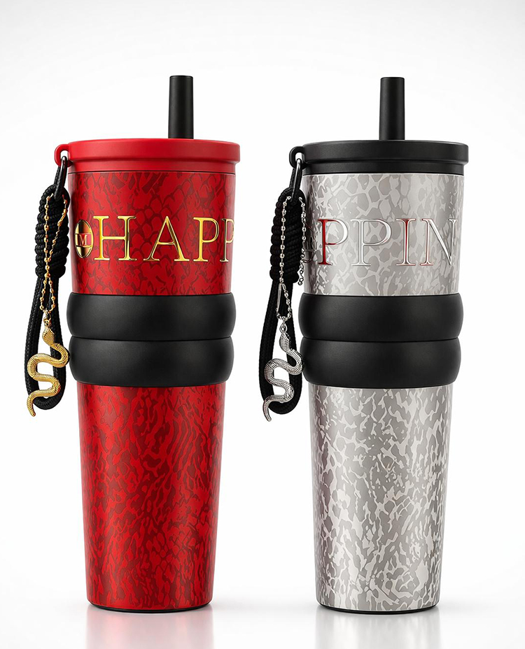 Lüks Tasarım Çift Katmanlı Vakumlu Termos Bardak Alk4643