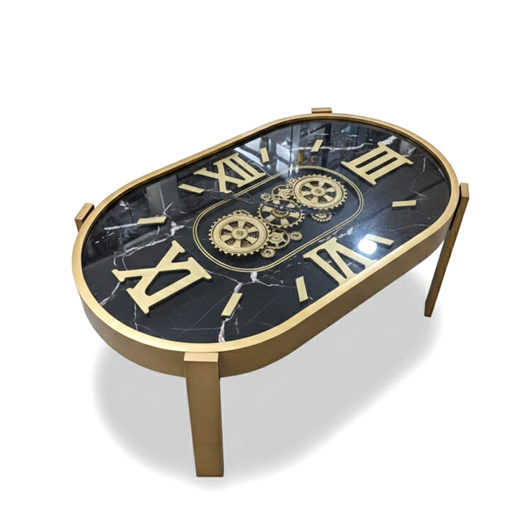 Metal Çarklı Sehpa Saat Alk4866