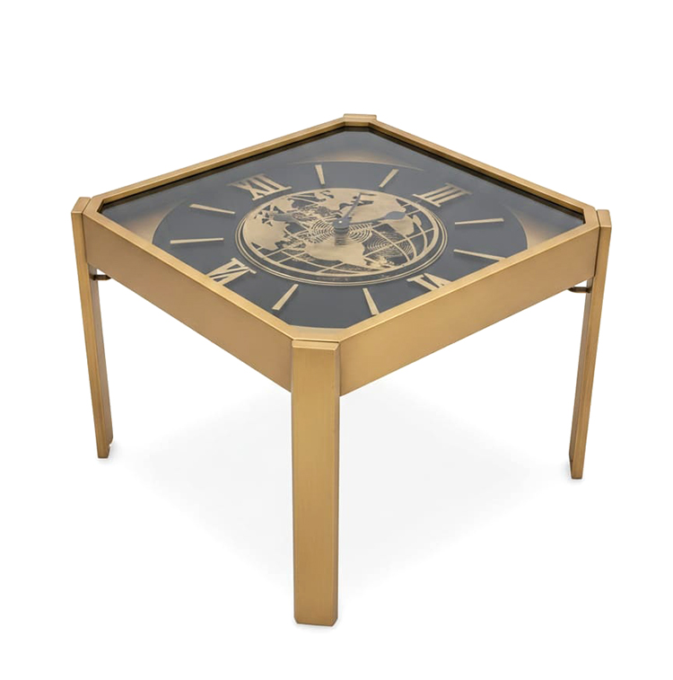 Metal Çarklı Sehpa Saat Alk4868