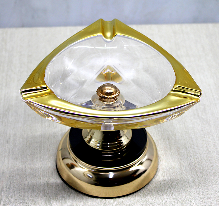 Metal Ayaklı Cam Küllük Alk4880