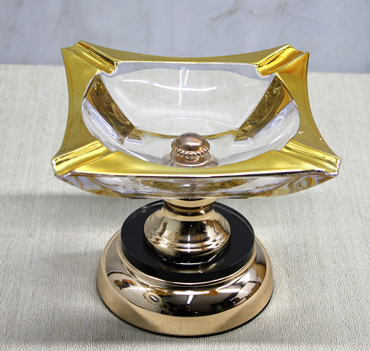 Metal Ayaklı Cam Küllük Alk4881