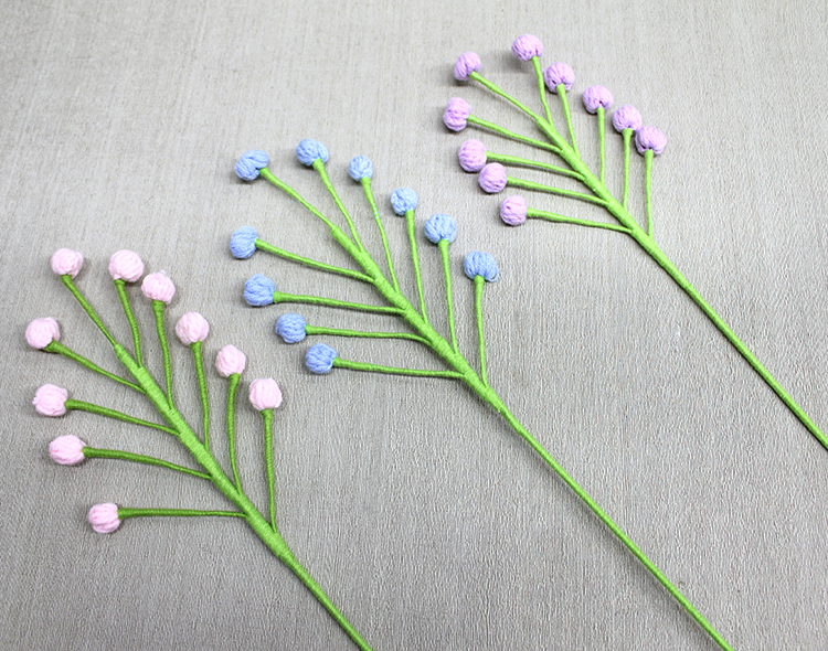 El Örgüsü Dekoratif Tomurcuk Çiçeği Alk4975