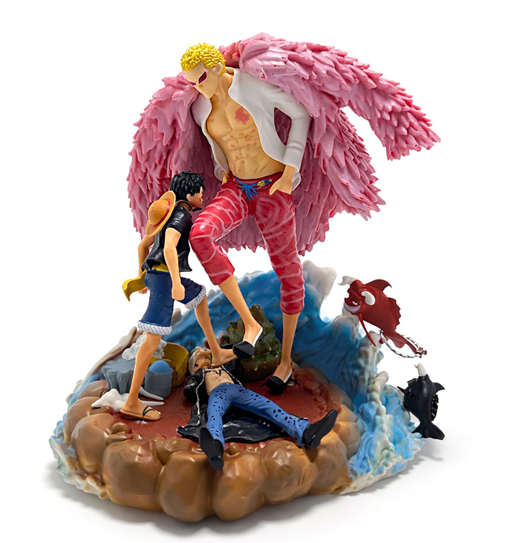 Anime One Piece Luffy & Donquixote Figürü Alk5317