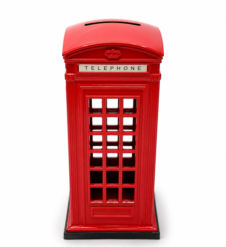 Metal Telefon Kulübesi Kumbara Alk5391