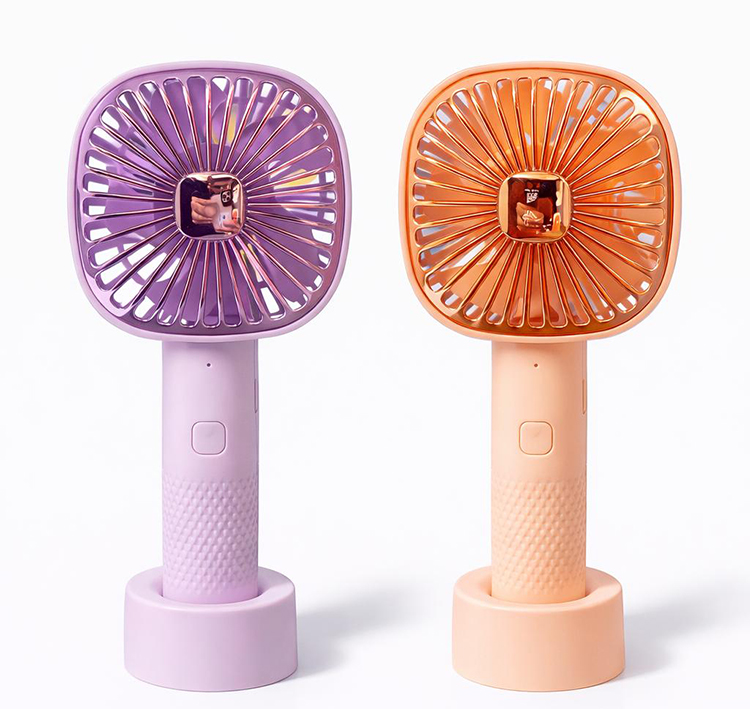 3 Kademeli Şarjlı Taşınabilir El Ve Masaüstü Fanı Alk5641