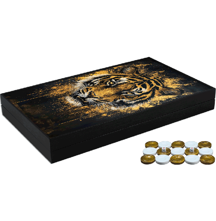 Özel  Trendy Kaplan Tasarımı Tavla