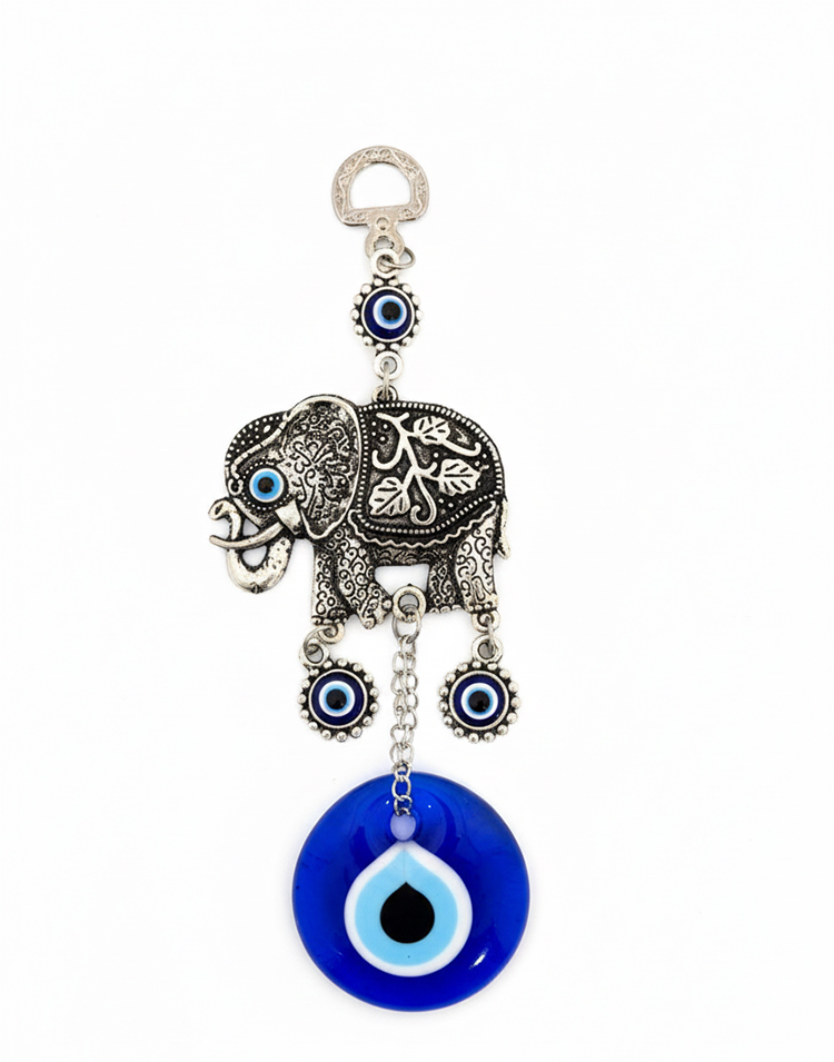 Nazar Boncuğu Tekli Fil Askılık Nzr11
