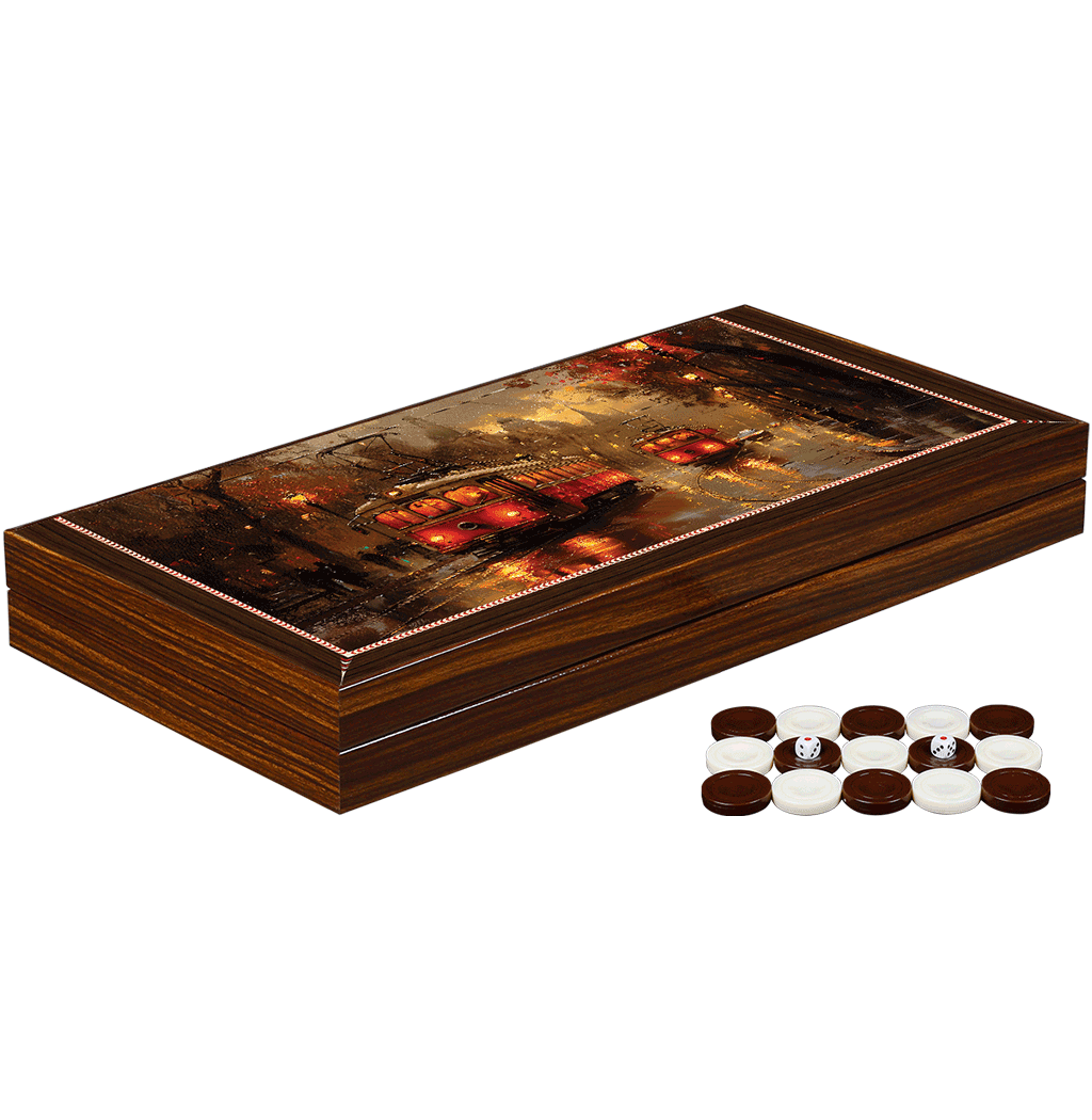 Artwork Trendy Tramvay Tasarımı Tavla