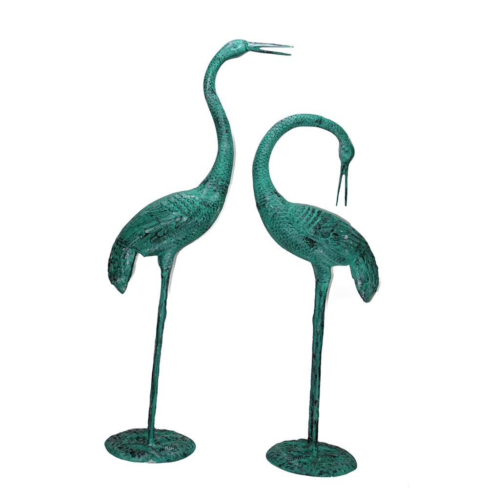 Metal İkili Vinç Kuşu Seti 180-155 Cm 180155cmyeşil