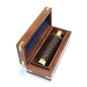 Ahşap Kutulu Pirinç Dürbün 2323